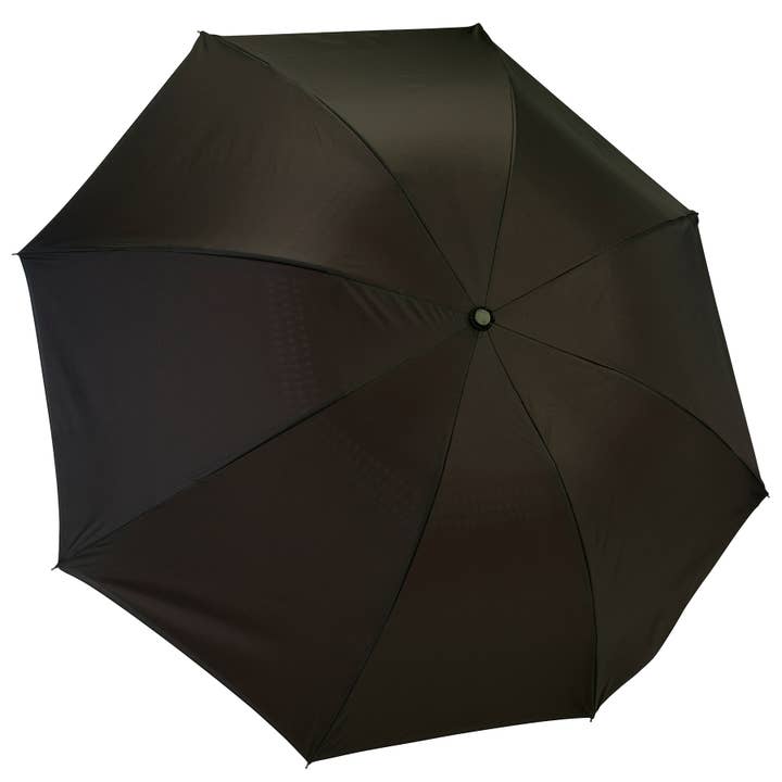 Open black umbrella.