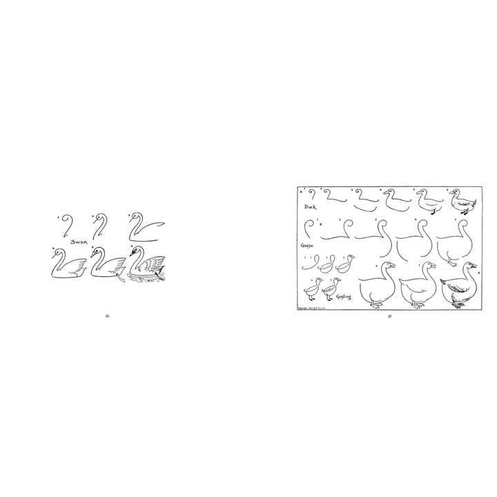 A sketch of a flowing abstract pattern, possibly resembling waves or a fluid movement, with smooth, curving lines and a sense of motion.